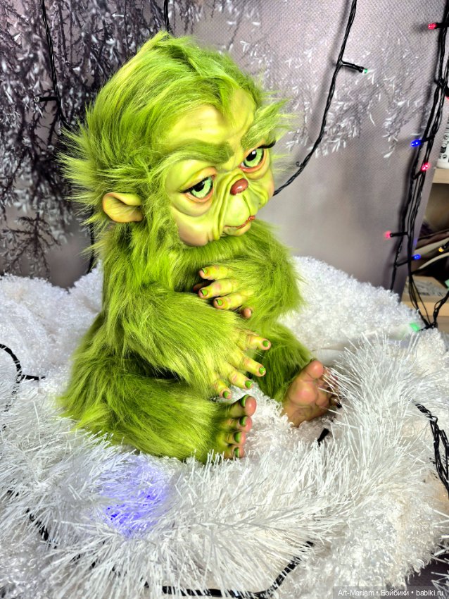 Авторская кукла Гринч младенец (фото 2)