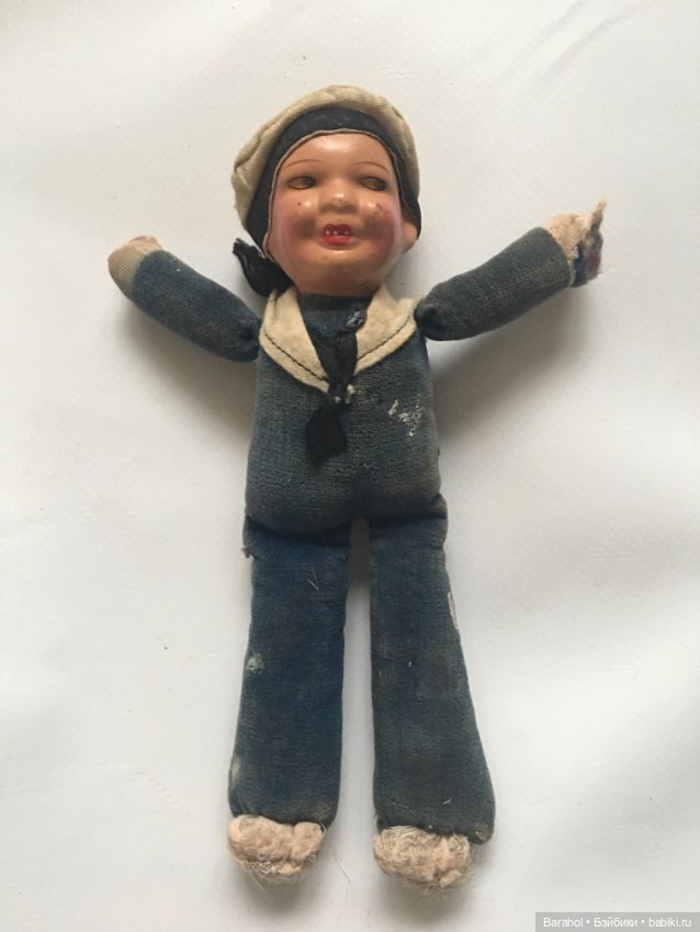 Кукла немецкая морячок — Винтажные куклы и игрушки детства