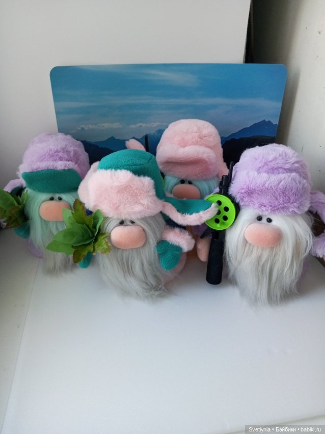 Банщик Кузьмич и рыбаки — Авторские игрушки (фото 4)