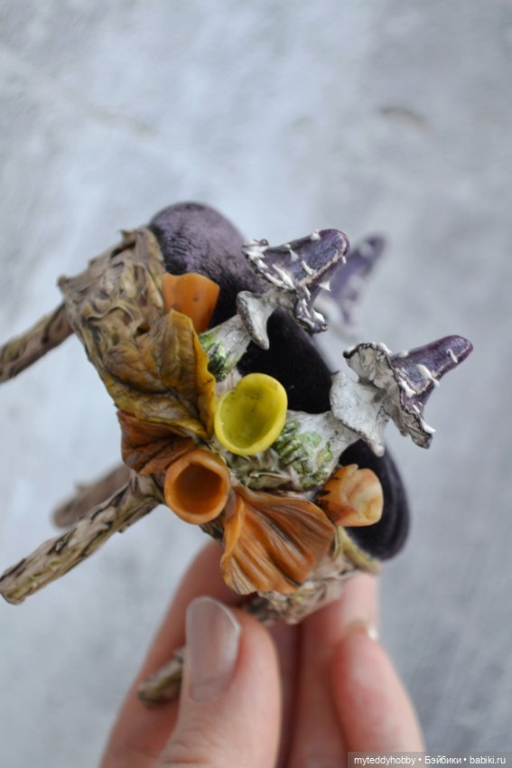 Пуфик, стул, оттоманка мухоморы фиалетовая (фото 2)