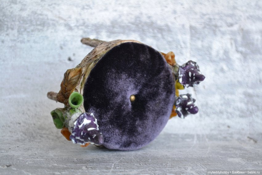 Пуфик, стул, оттоманка мухоморы фиалетовая (фото 3)