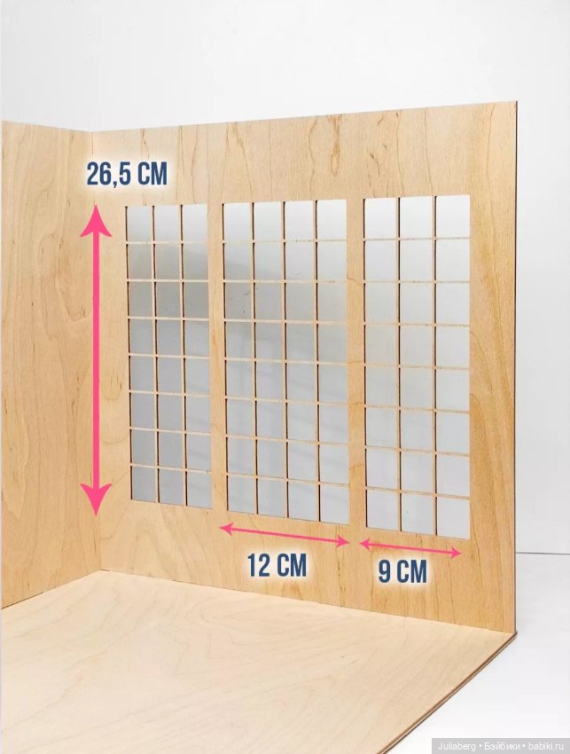 Румбокс домик для куклы 40х40 см (фото 3)