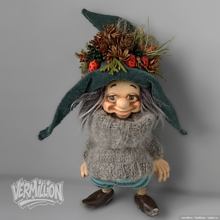 Лесной Эльф Сильвестр — Авторские куклы (фото 3)