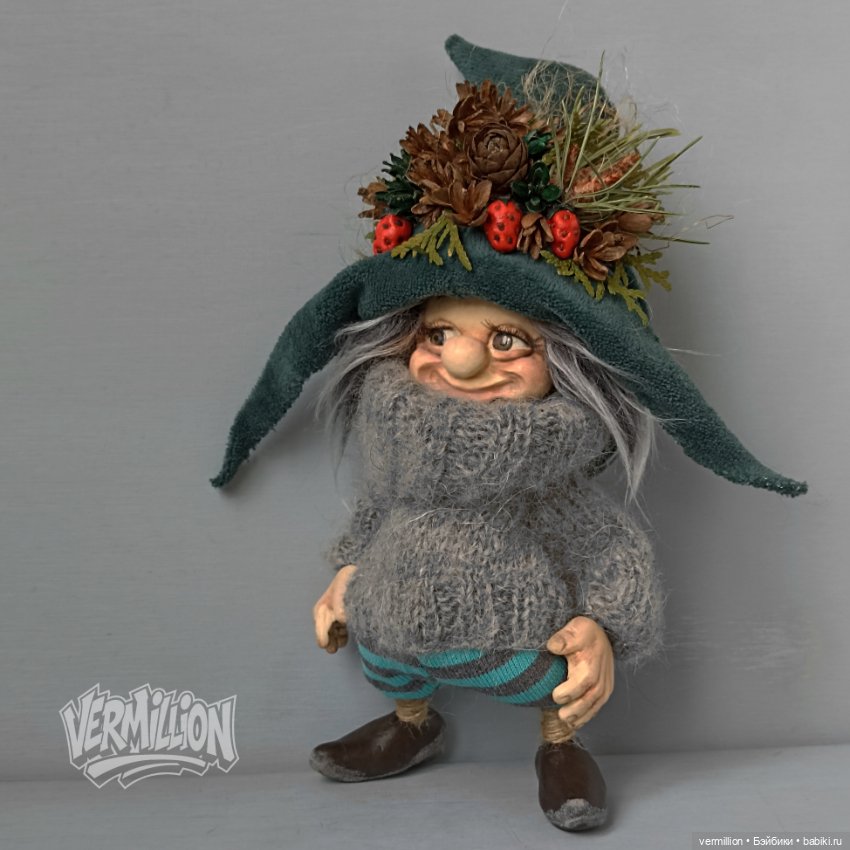 Лесной Эльф Сильвестр — Авторские куклы (фото 4)