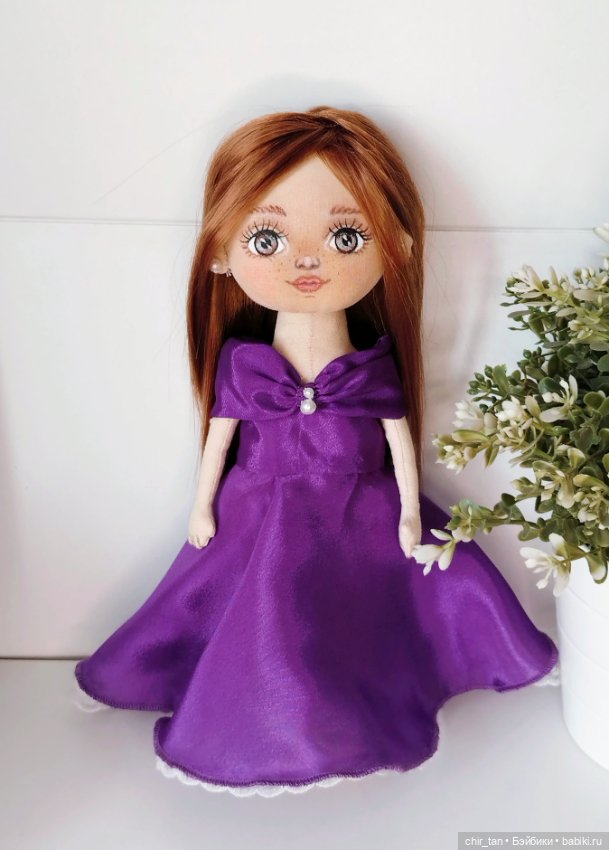 Коллекционная кукла из хлопка ручной работы (фото 4)