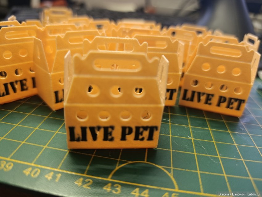 Микрозвери: коробка — Миниатюра для кукол (фото 3)