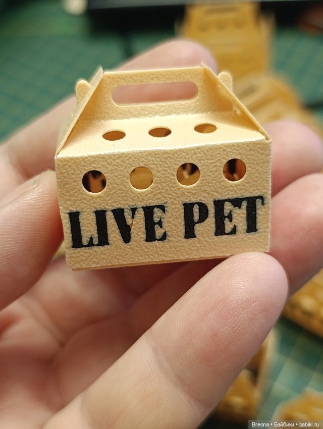 Микрозвери: коробка — Миниатюра для кукол (фото 4)