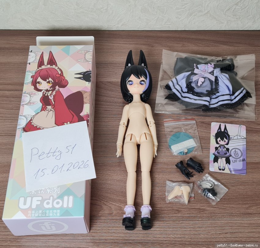 Ufdoll Зайка Виноград — Шарнирные куклы (не BJD) (фото 5)