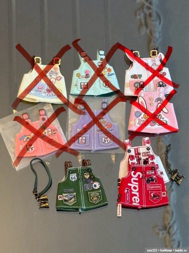 Сарафаны Madam Sugar на кукол 15-17 см (фото 2)