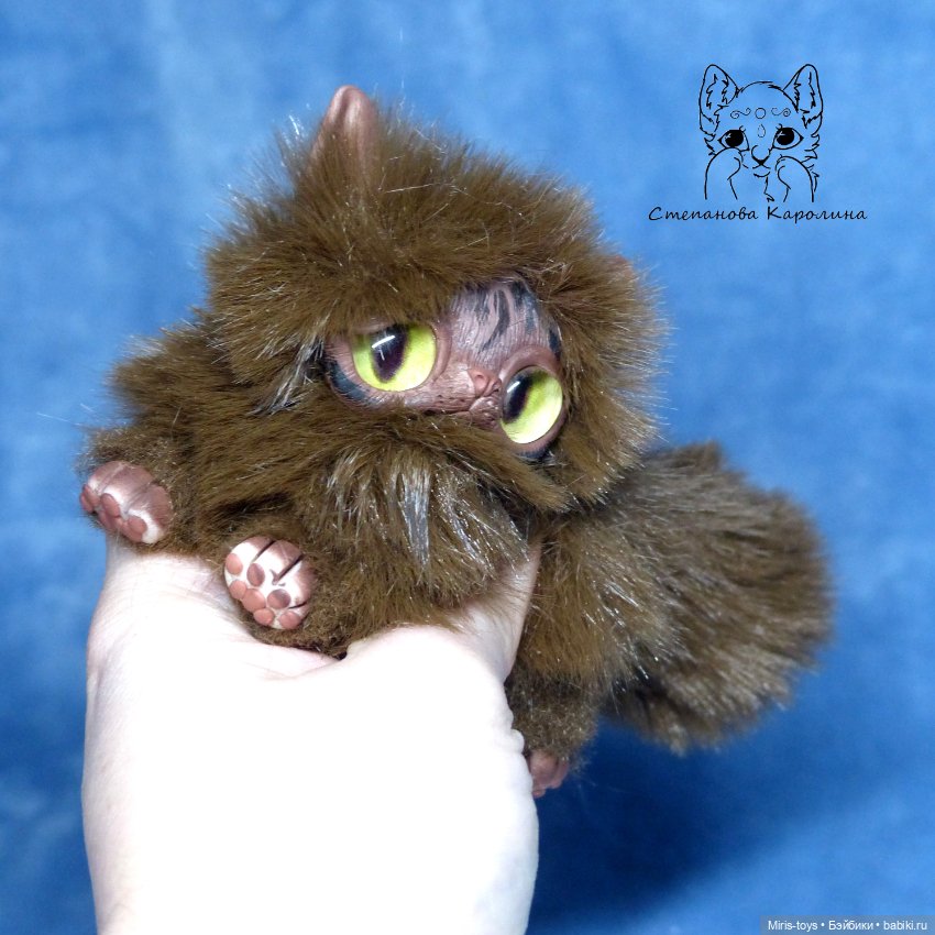 Котенок Пух — Авторские игрушки