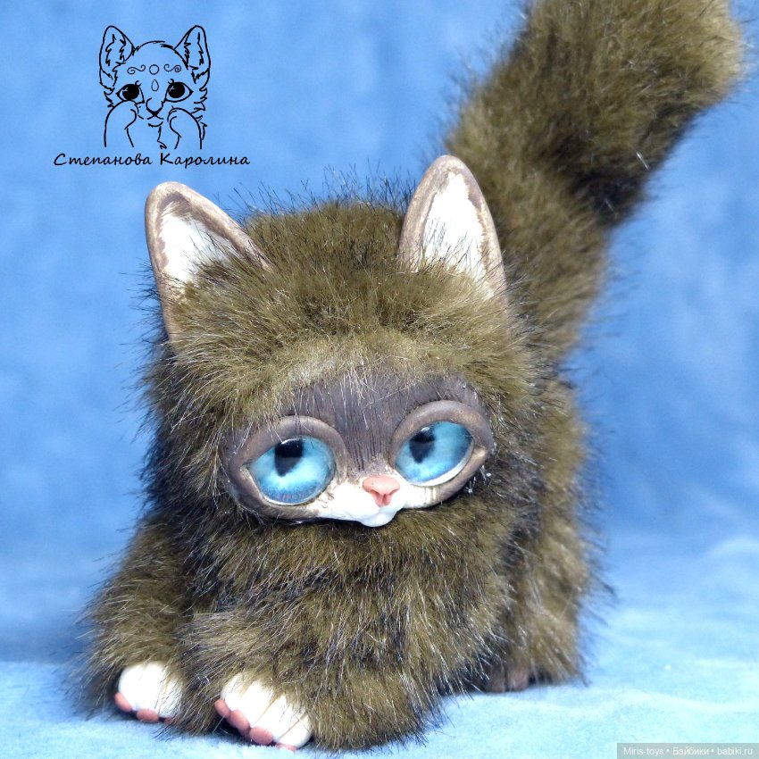 Кошечка Яшма — Авторские игрушки (фото 4)
