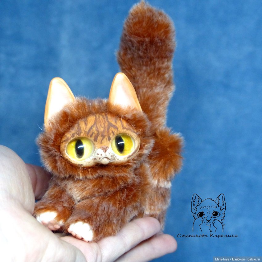 Котенок Абрикосик — Авторские игрушки (фото 5)