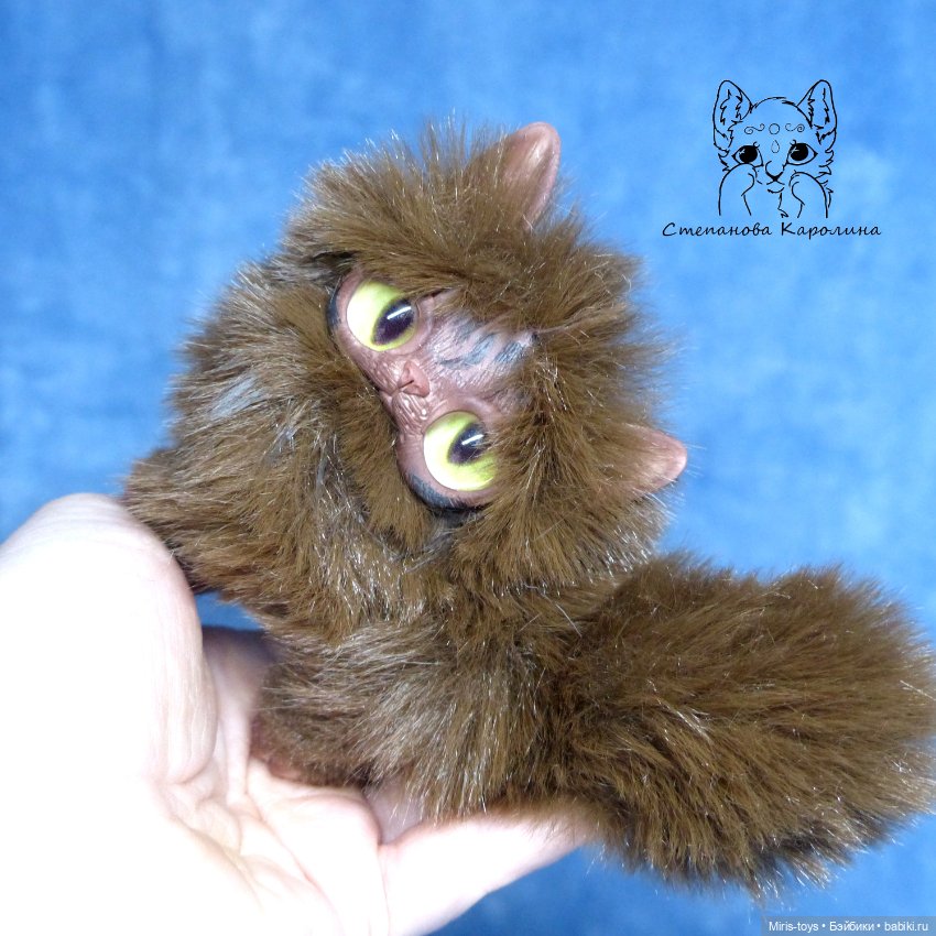 Котенок Пух — Авторские игрушки (фото 2)