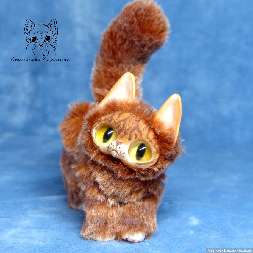 Котенок Абрикосик — Авторские игрушки (фото 2)