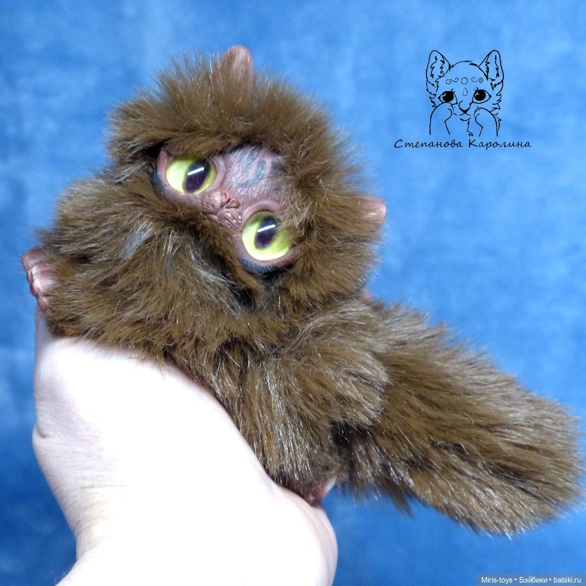 Котенок Пух — Авторские игрушки (фото 4)