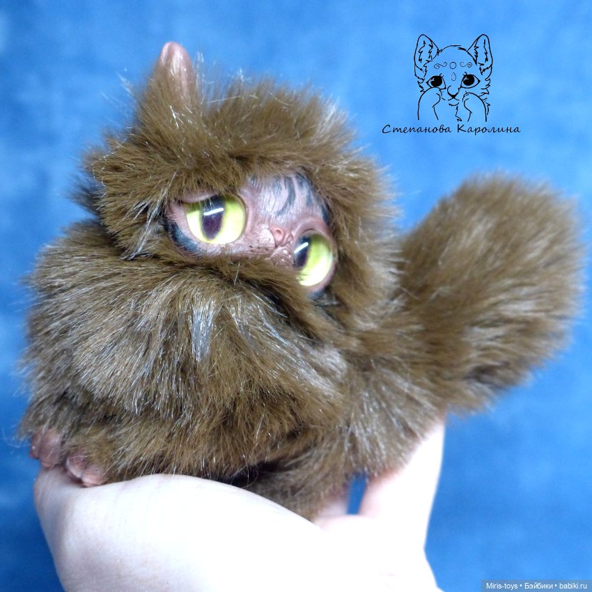 Котенок Пух — Авторские игрушки (фото 3)