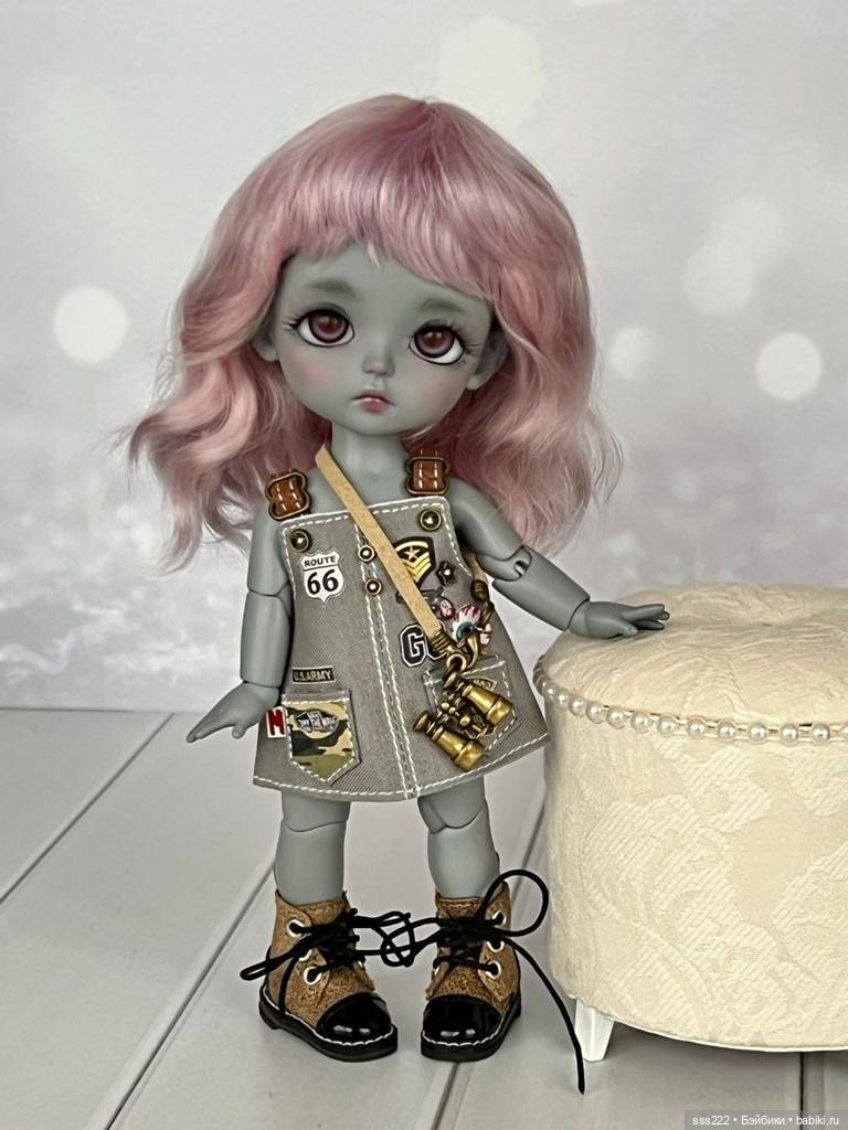 Сарафаны Madam Sugar на кукол 15-17 см (фото 9)