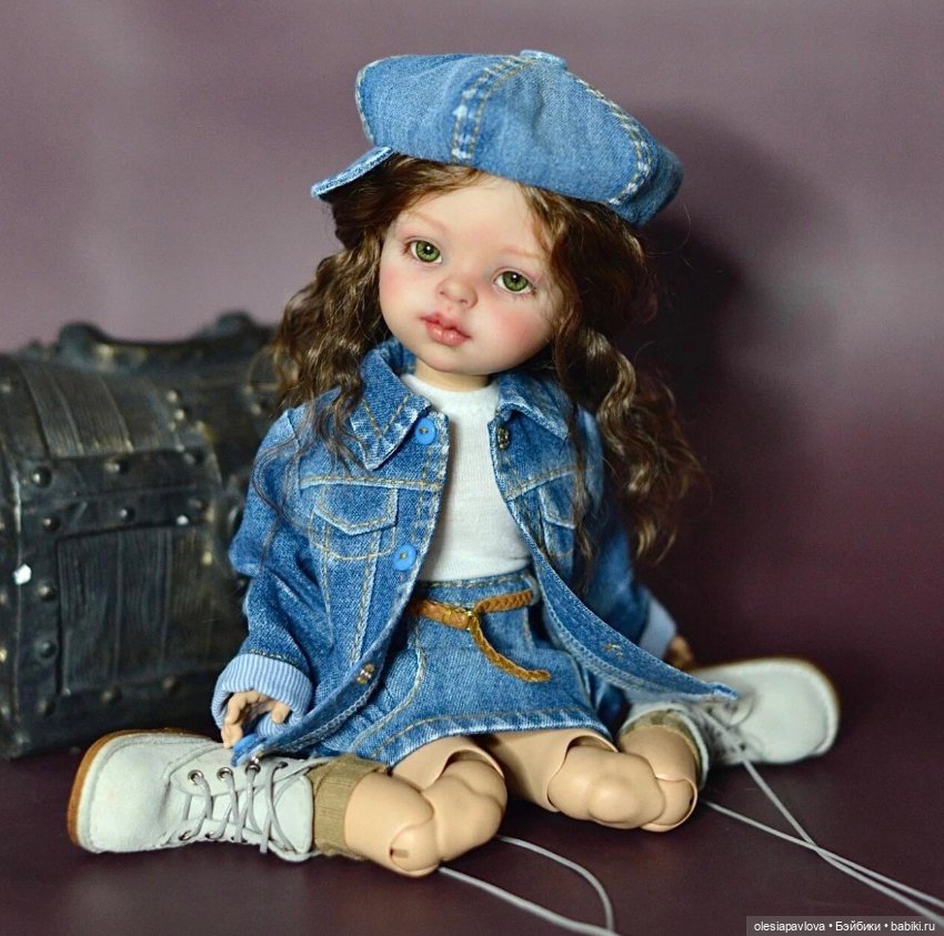 Джинсовый комплект с обувью для Паола Рейна и подобных (фото 4)