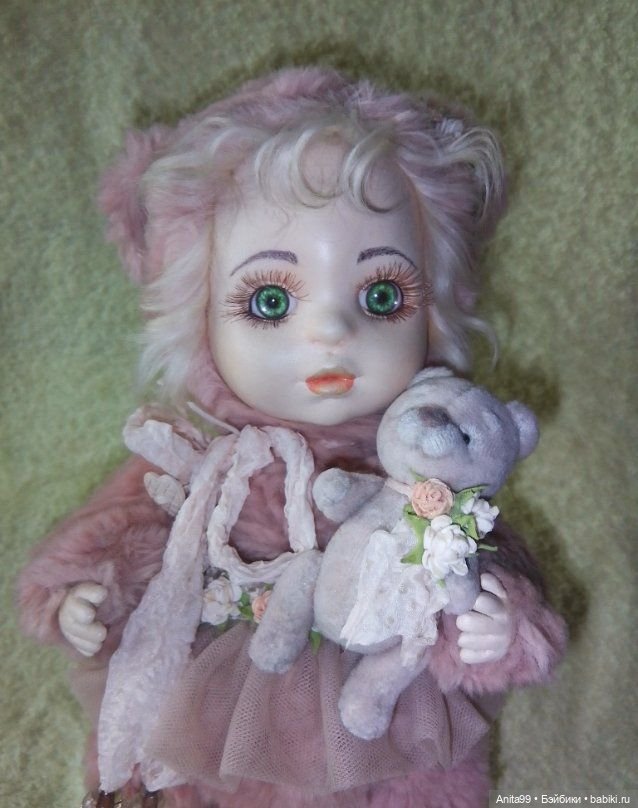 Кукла текстильная Мия — Авторские куклы (фото 2)
