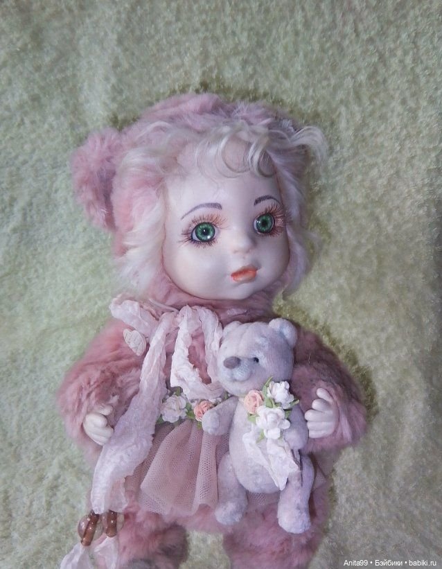 Кукла текстильная Мия — Авторские куклы (фото 6)