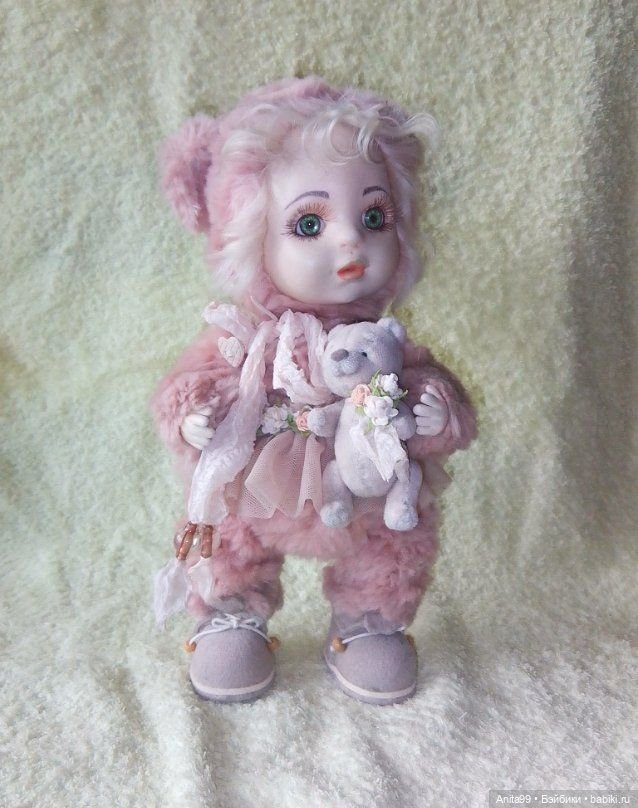 Кукла текстильная Мия — Авторские куклы (фото 5)