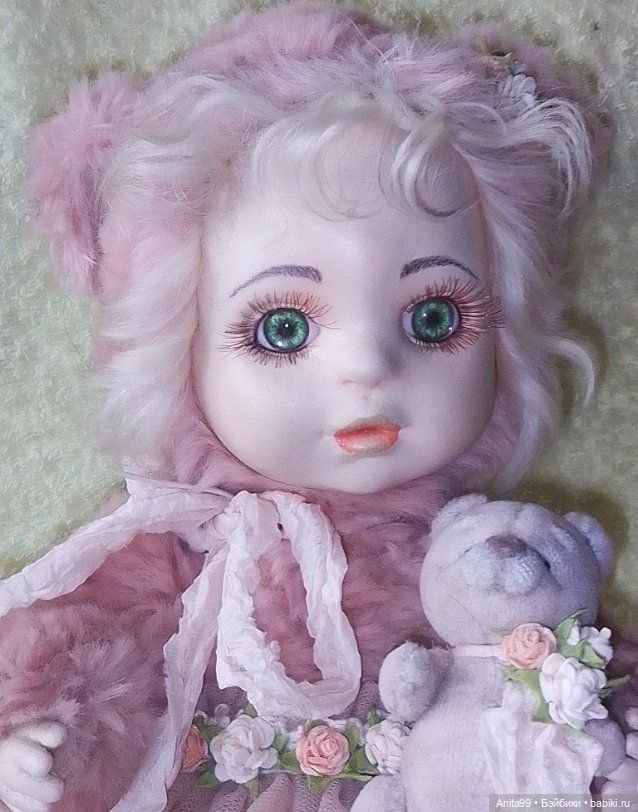 Кукла текстильная Мия — Авторские куклы (фото 4)