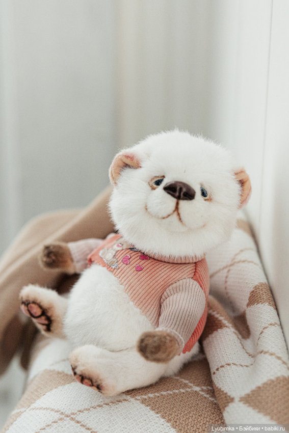 Мишка Тедди Пломбирчик — Авторские игрушки