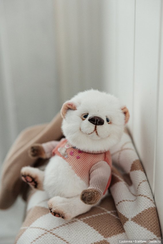 Мишка Тедди Пломбирчик — Авторские игрушки