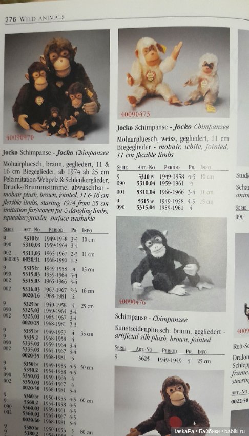 Обезьянка Штайф - игрушка для куклы (фото 7)