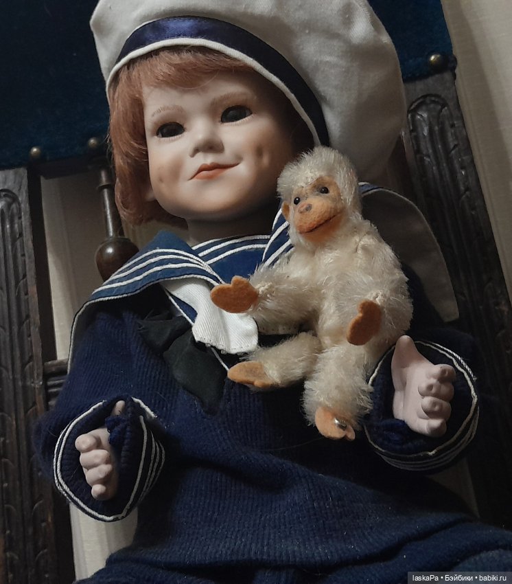 Обезьянка Штайф - игрушка для куклы