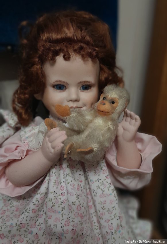 Обезьянка Штайф - игрушка для куклы (фото 5)
