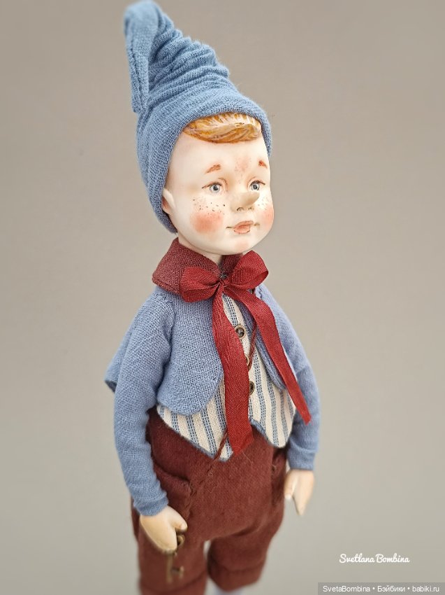 Буратино и Мальвина — Авторские куклы (фото 6)