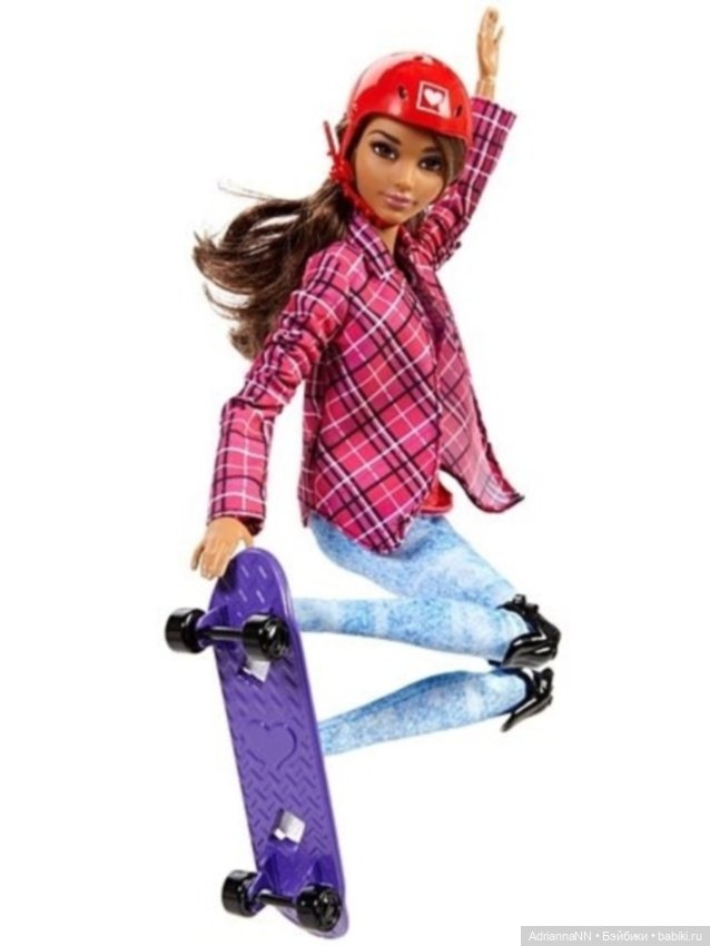 Аутфит от куклы Барби Barbie скейтбордистки, почти полный (фото 2)