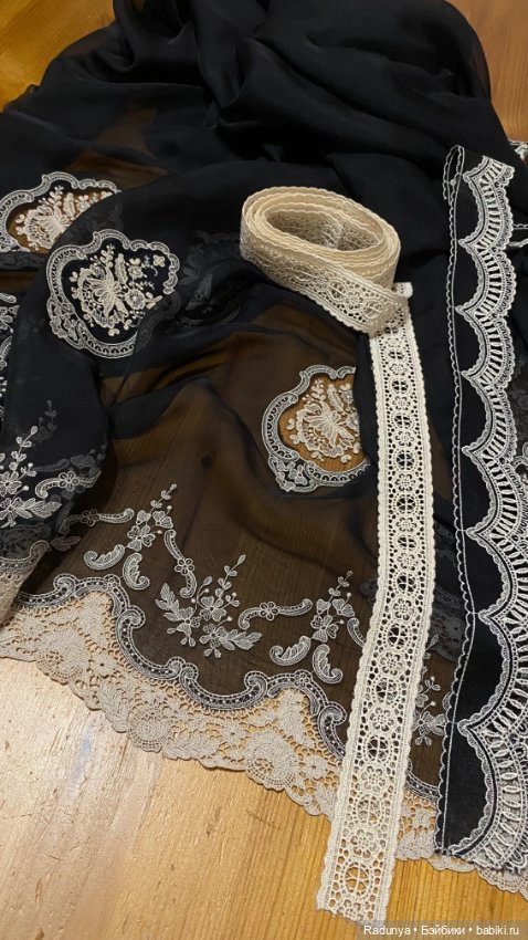 Французский шелк с вышивкой (фото 6)