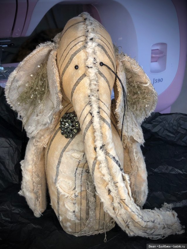 Чердачный слон примитив ручная работа (фото 2)