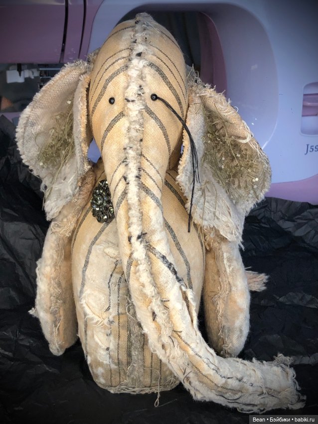 Чердачный слон примитив ручная работа (фото 3)