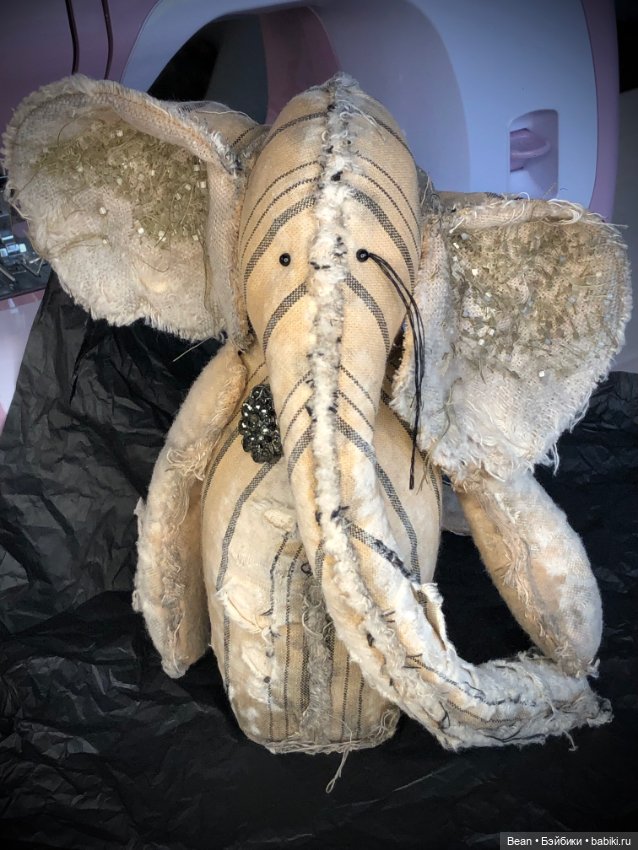 Чердачный слон примитив ручная работа (фото 8)