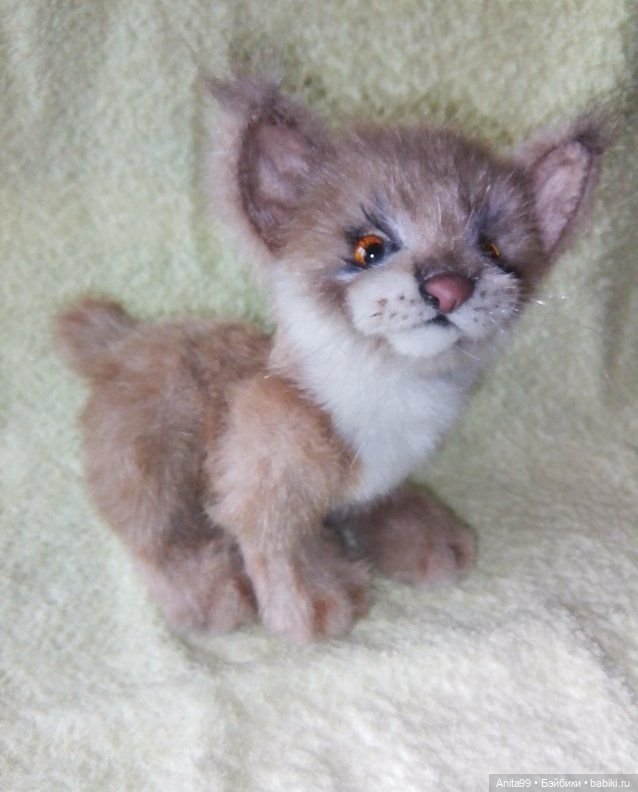 Котенок игрушка авторская (фото 8)