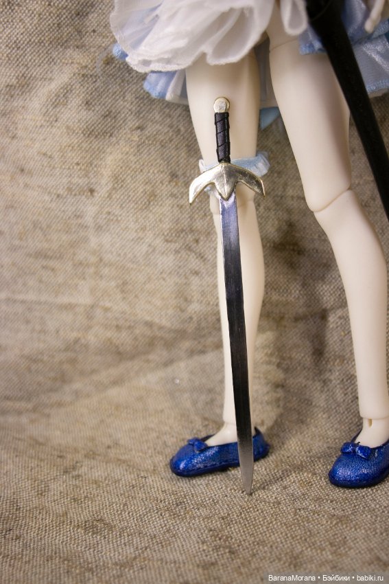 Миниатюра меч для неигровой куклы 1/6-1/4 (фото 6)
