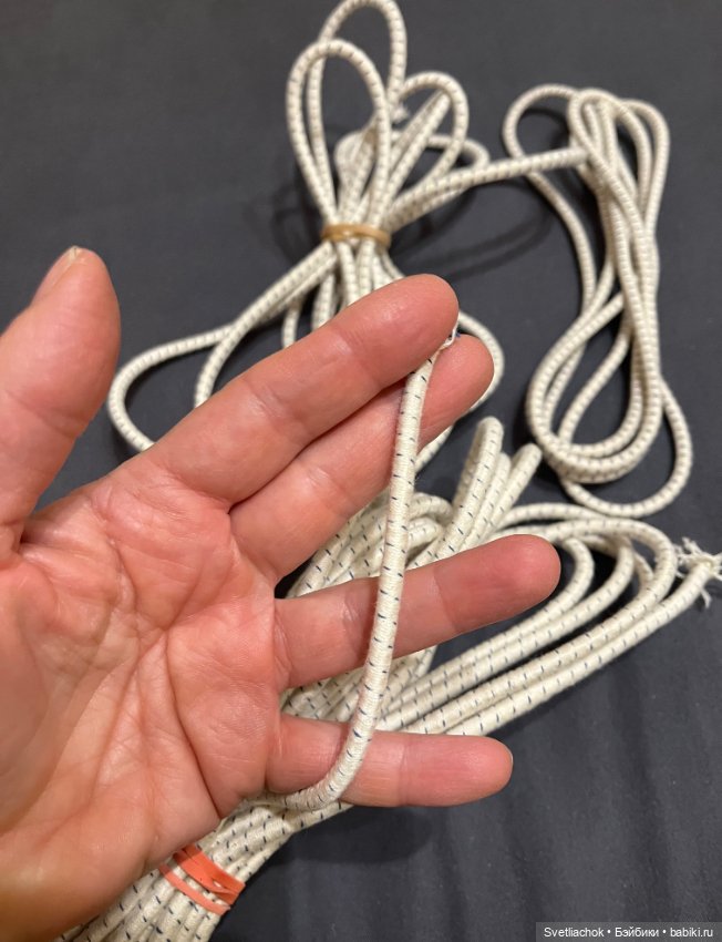 Резинка корд для перетяжки антикварных кукол (фото 5)