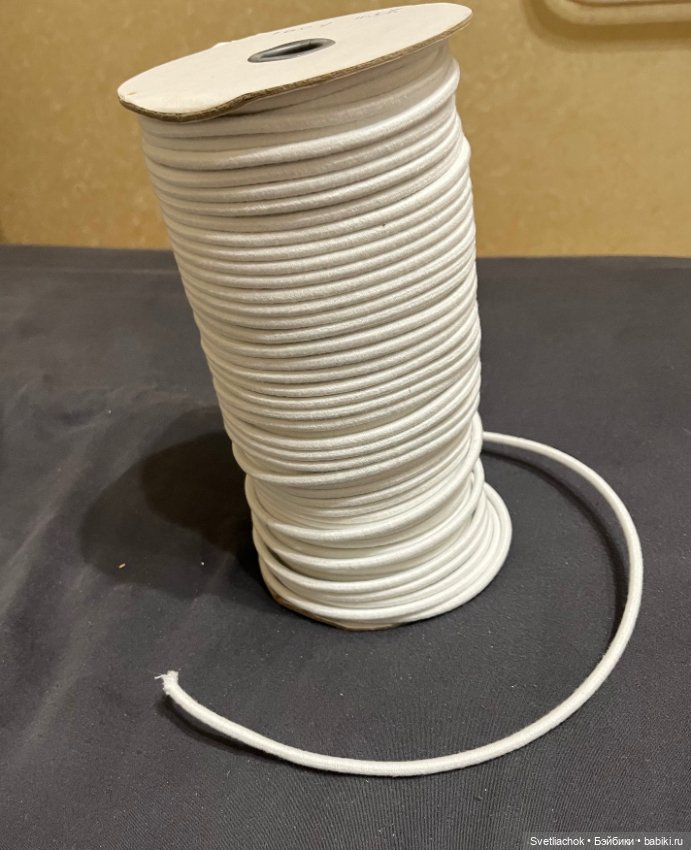 Резинка корд для перетяжки антикварных кукол (фото 8)