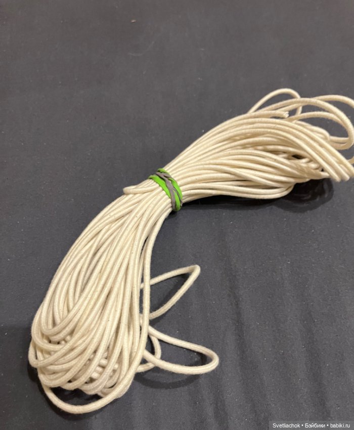 Резинка корд для перетяжки антикварных кукол (фото 6)