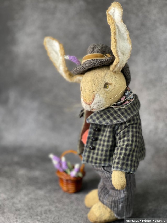 Кролик с лавандой — Авторские игрушки (фото 3)