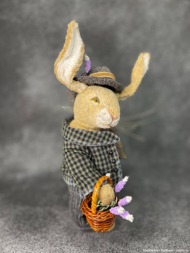 Кролик с лавандой — Авторские игрушки (фото 4)