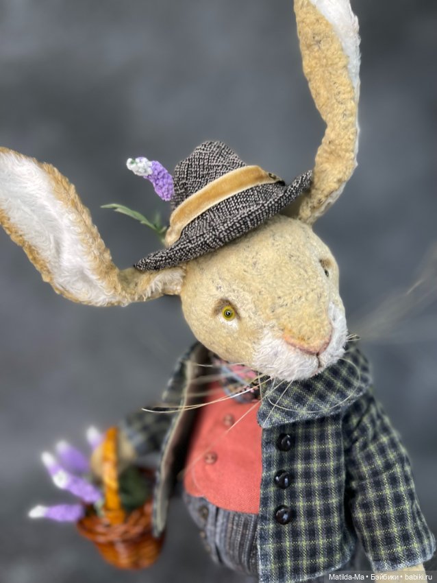 Кролик с лавандой — Авторские игрушки (фото 7)