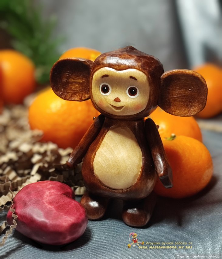 Чебурашка — Авторские игрушки (фото 7)