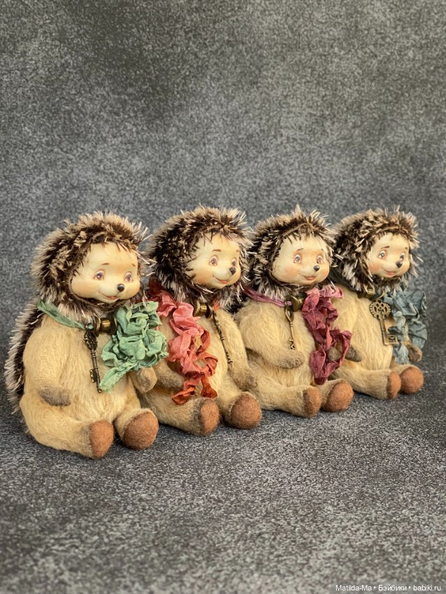 Тедди ежик-хранитель — Авторские игрушки (фото 4)