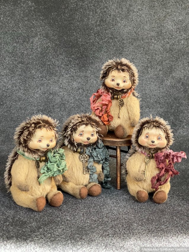 Тедди ежик-хранитель — Авторские игрушки (фото 6)