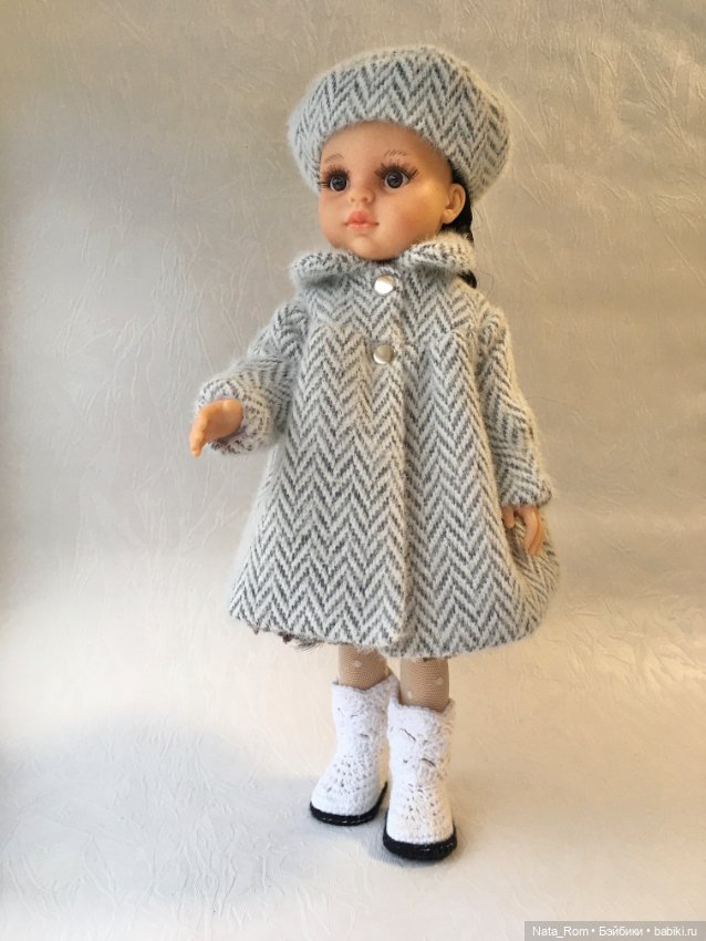 Пальто и берет для куклы Паола Рейна (Paola Reina)