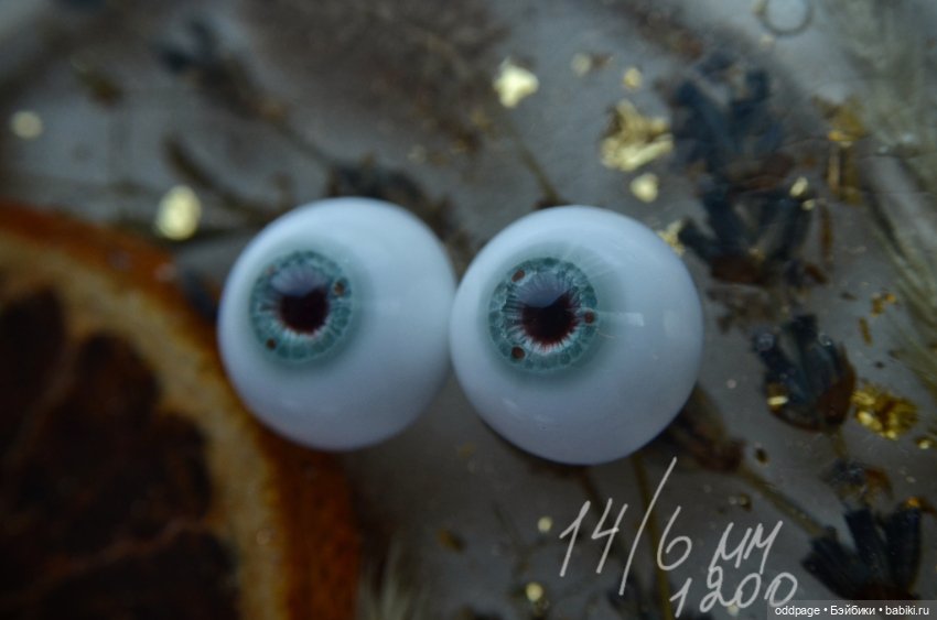 Глазки для бжд с живой радужкой (фото 3)